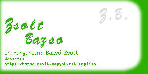 zsolt bazso business card